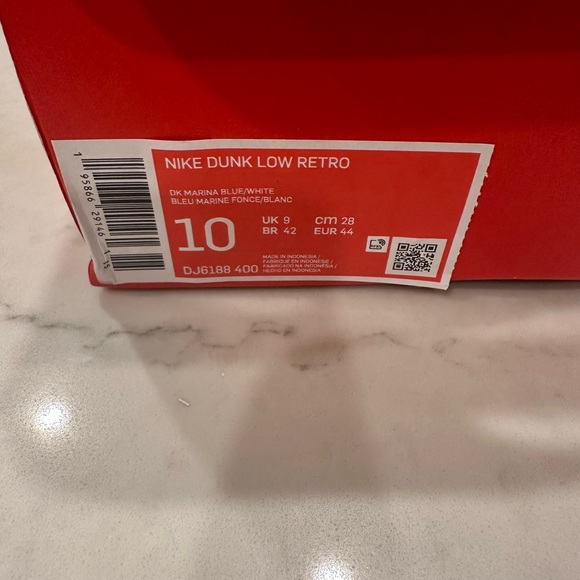 Nike Dunk Low Marina Blue dead stock size 10 - Picture 5 of 11